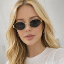 Óculos de Sol Feminino Lunéra Oval – Proteção UV400 com Estilo Vintage