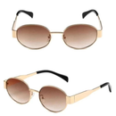 Óculos de Sol Feminino Lunéra Oval – Proteção UV400 com Estilo Vintage