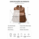 Mochila Feminina UrbanVault - Organização inteligente que protege e valoriza sua rotina