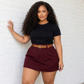 Short Saia EleganceFit Sculpt Cintura Perfeita