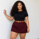Short Saia EleganceFit Sculpt Cintura Perfeita