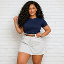 Short Saia EleganceFit Sculpt Cintura Perfeita