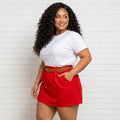 Short Saia EleganceFit Sculpt Cintura Perfeita