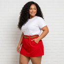 Short Saia EleganceFit Sculpt Cintura Perfeita