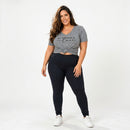 Calça Legging Plus Size SecureFit - Zero transparência que garante firmeza e confiança total