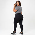Calça Legging Plus Size SecureFit - Zero transparência que garante firmeza e confiança total
