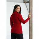 Cardigan Feminino AuraWarm Luxe — Elegância que Aquece de Verdade