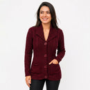 Cardigan Feminino AuraWarm Luxe — Elegância que Aquece de Verdade