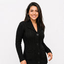 Cardigan Feminino AuraWarm Luxe — Elegância que Aquece de Verdade