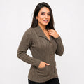 Cardigan Feminino AuraWarm Luxe — Elegância que Aquece de Verdade