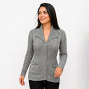 Cardigan Feminino AuraWarm Luxe — Elegância que Aquece de Verdade