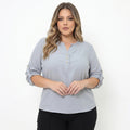Camisa Plus Size SoftElegance - O caimento perfeito que valoriza seu corpo com leveza e elegância