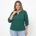Camisa Plus Size SoftElegance - O caimento perfeito que valoriza seu corpo com leveza e elegância