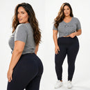 Calça Legging Plus Size SecureFit - Zero transparência que garante firmeza e confiança total