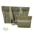 Bolsa Brisa – Coleção Maré Viva. Kit artesanal com Bolsa + Nécessaire