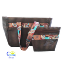 Bolsa Brisa – Coleção Maré Viva. Kit artesanal com Bolsa + Nécessaire